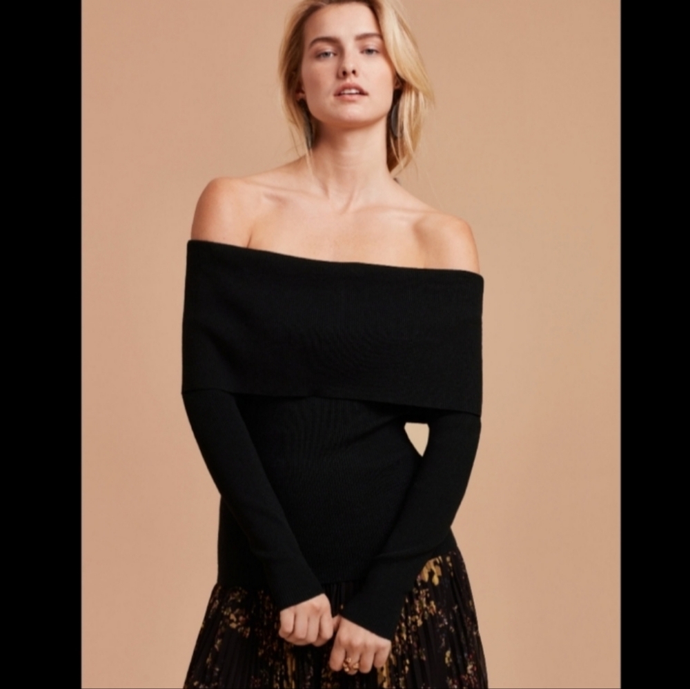 Wilfred Croquis Off The Shoulder Sweater Size S